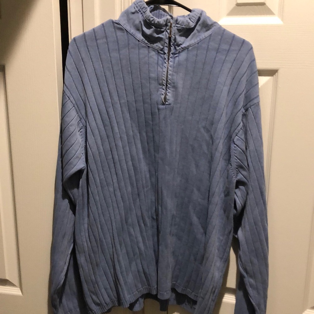 Mens Izod Jeans halfzip sweatshirt size XL